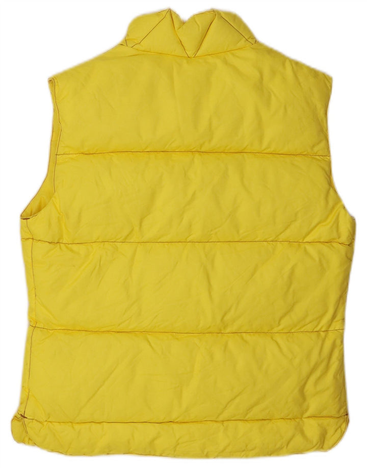 Murphy & Nye Gilet rembourré pour femme UK 10 Petit nylon jaune