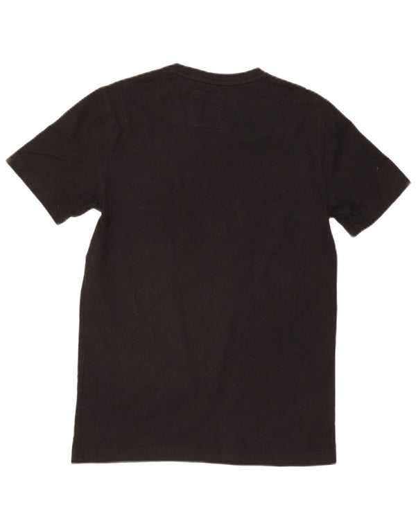 Crew Clothing T-Shirt Homme Petit Noir Coton