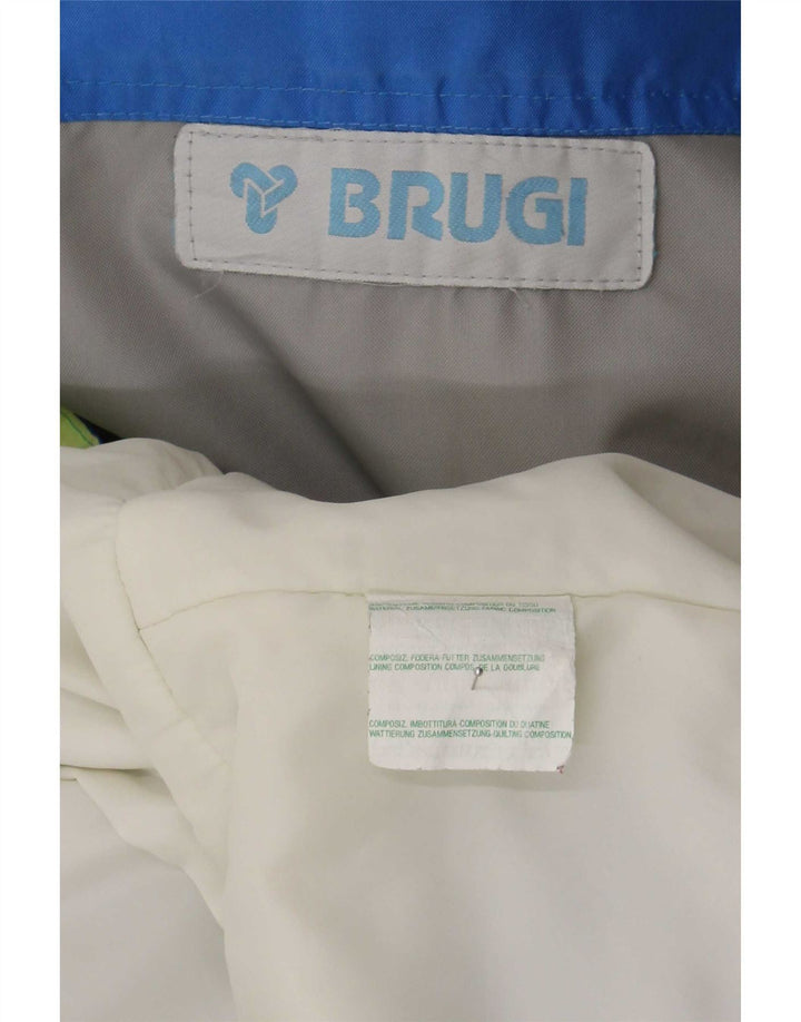 Brugi Combinaison de Ski Homme Large Bleu Colorblock