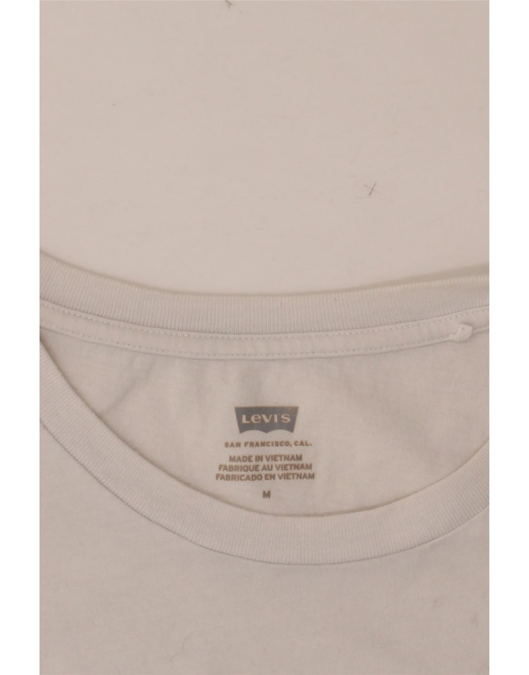 LEVI'S T-shirt graphique pour femme UK 14 Blanc moyen