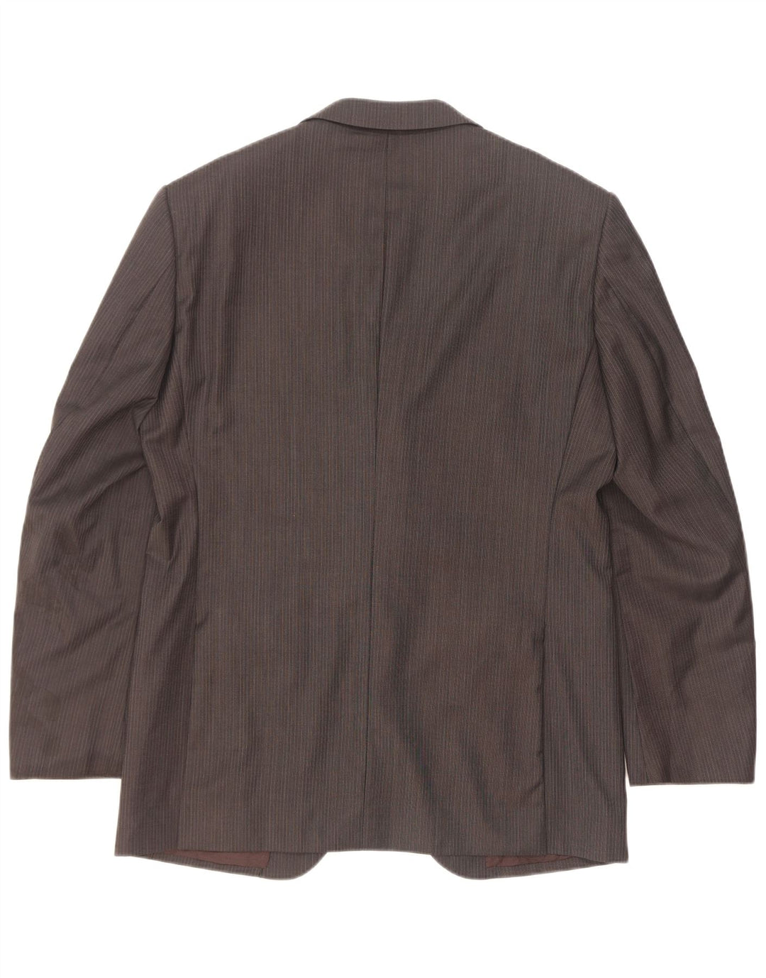 Marks & Spencer Veste blazer à 2 boutons pour homme UK 40 Gris moyen à fines rayures