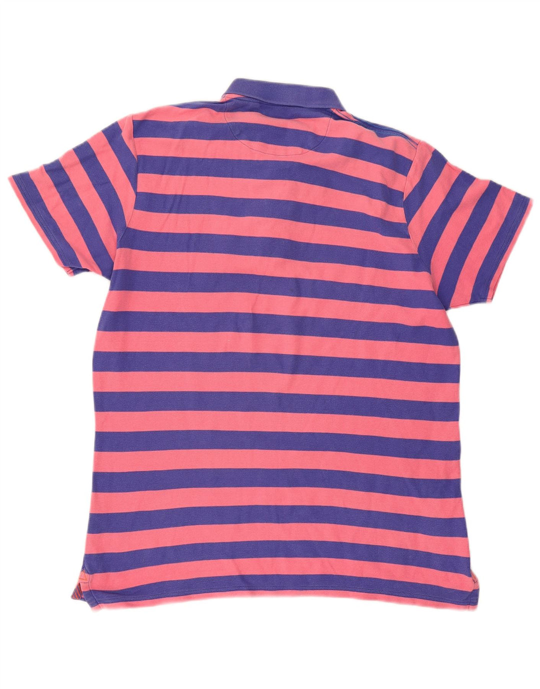 Polo Homme Fat Face Large Bleu Rayé Coton