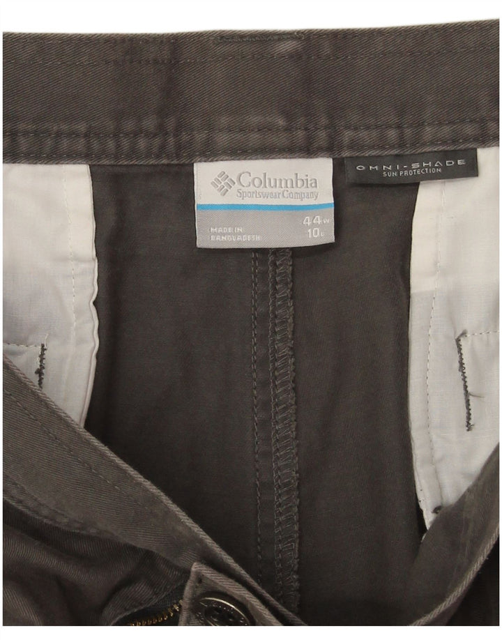 Columbia Short Cargo Omni-Shade Homme W44 2XL Gris Coton