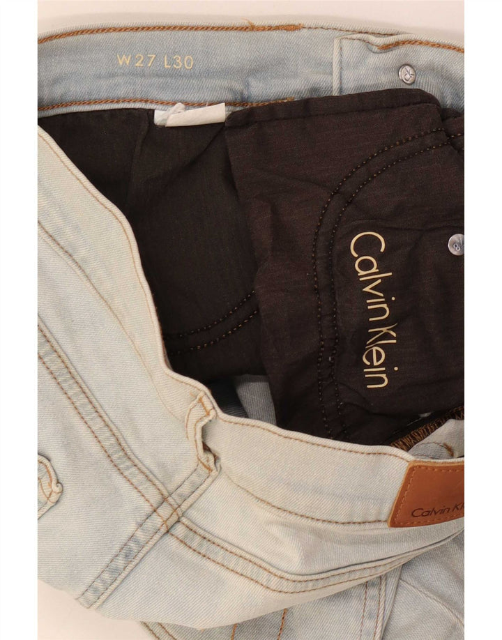 Calvin Klein Jean Slim Femme W27 L26 Bleu