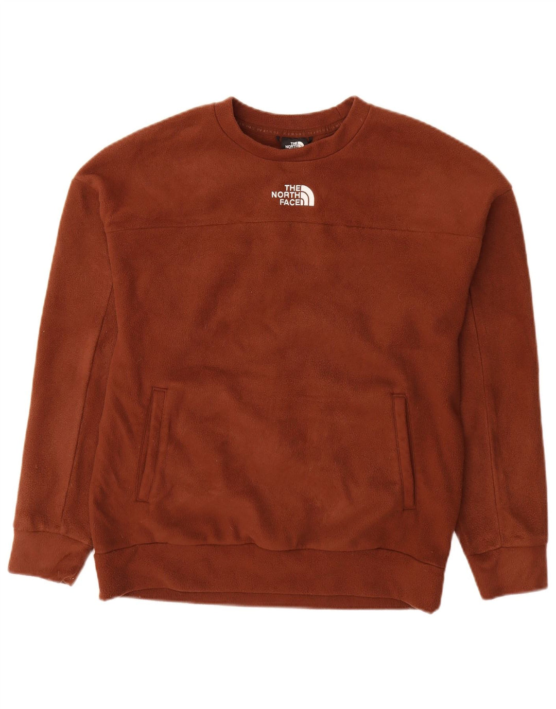 THE NORTH FACE Pull polaire surdimensionné pour femme UK 10 Petit Marron Polyester