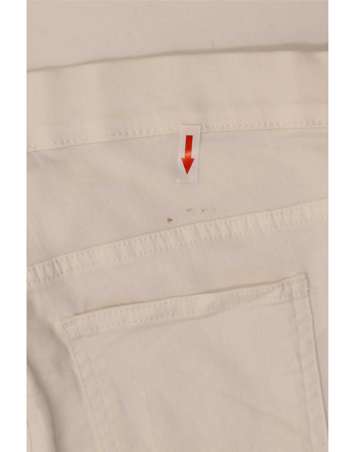 Marks & Spencer Jean Jegging pour femme UK 12 Medium W32 L28 Coton blanc