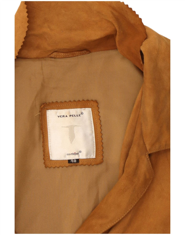 CONBIPEL Manteau surdimensionné en daim pour femme IT 48 XL Cuir beige