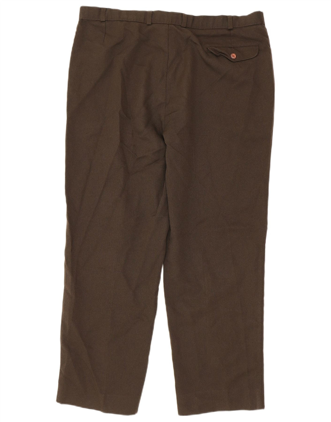 Marks & Spencer Pantalon décontracté fuselé pour homme W38 L31 Marron Polyester