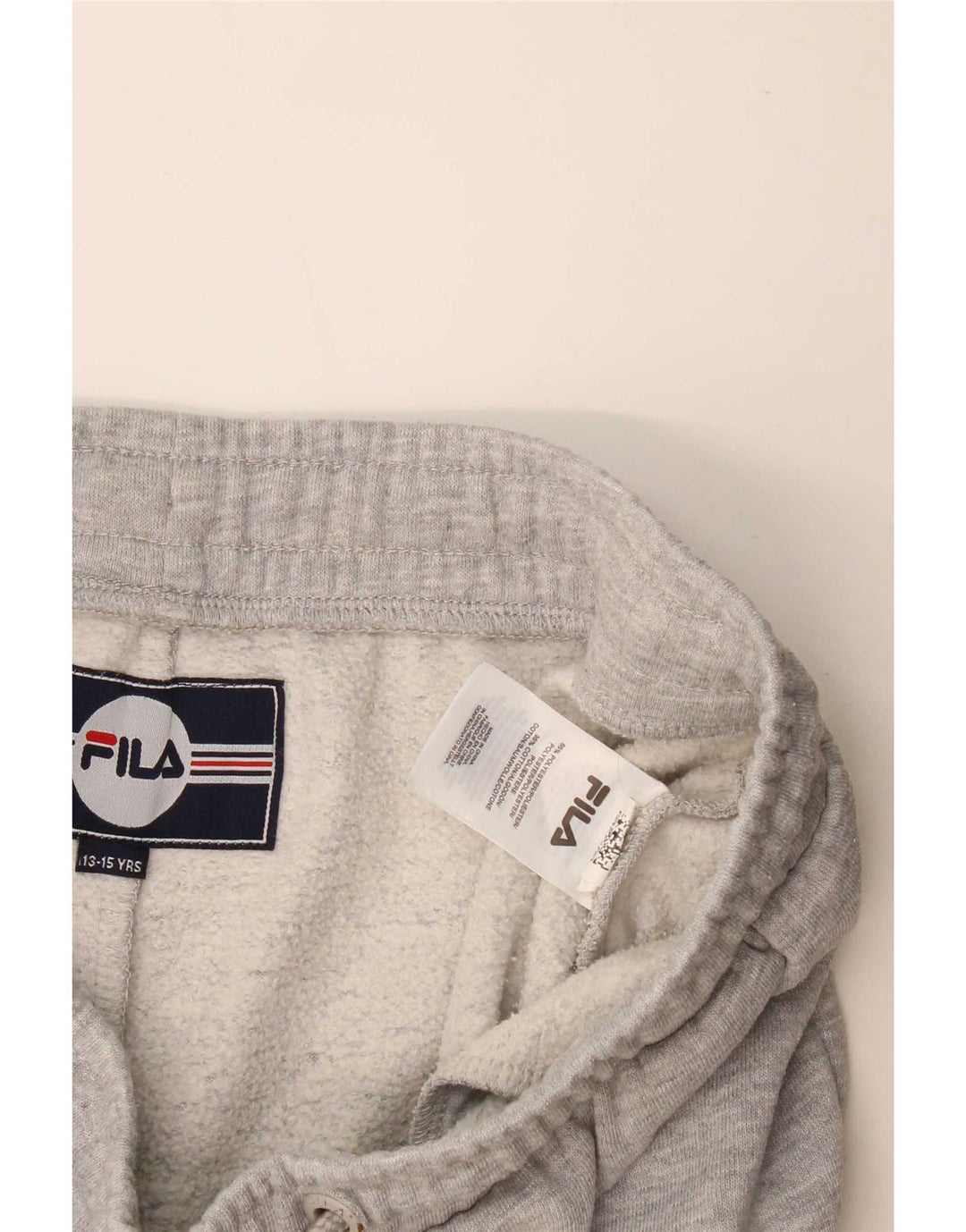 Fila Pantalon de Survêtement Garçon 13-14 ans Gris Polyester