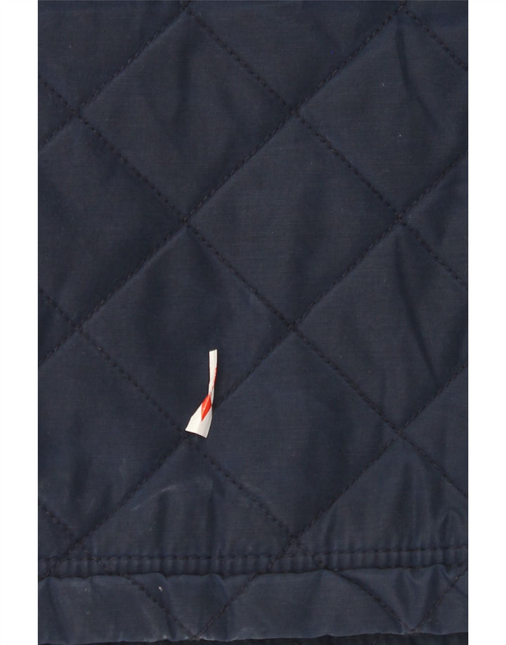 Crew Clothing Veste matelassée pour homme UK 40 Large Bleu marine en coton