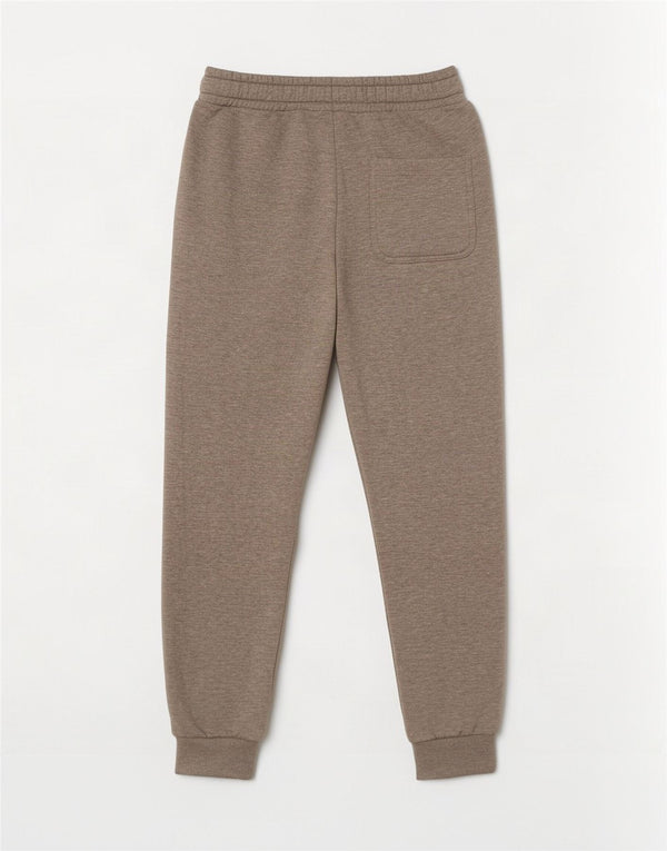Lyle & Scott Pantalon de survêtement pour garçon 8-9 ans Gris chiné en coton