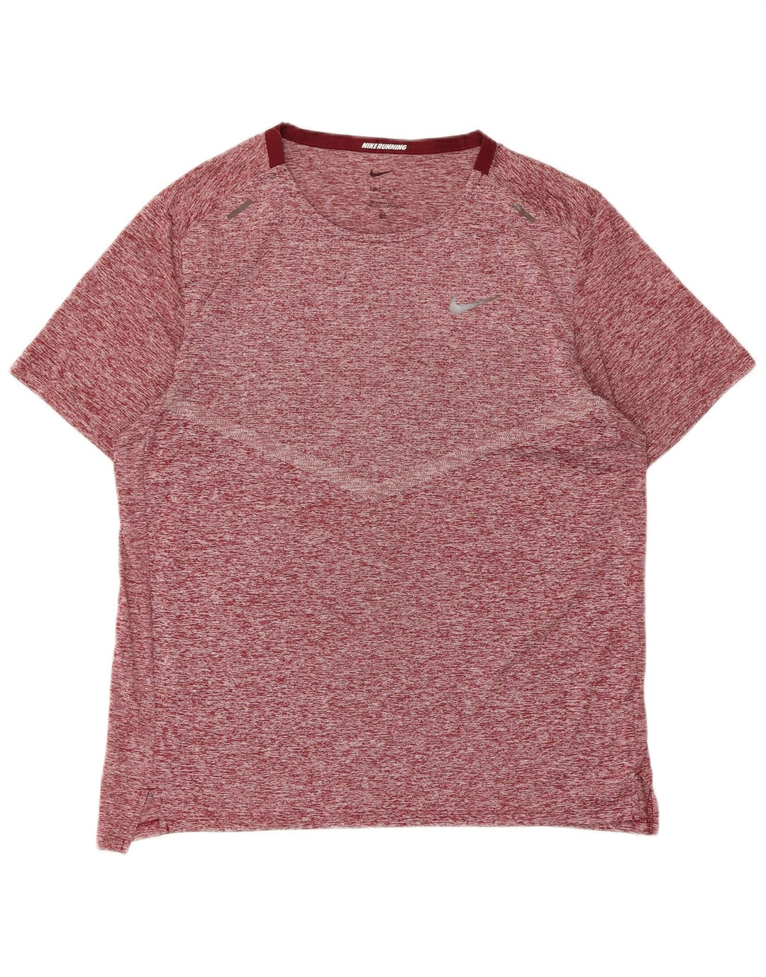 Nike T-Shirt Homme Bordeaux Moyen Moucheté