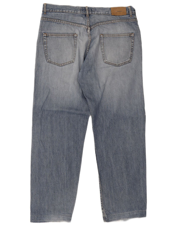 Zara Jean droit homme EU 46 XL W36 L29 bleu coton