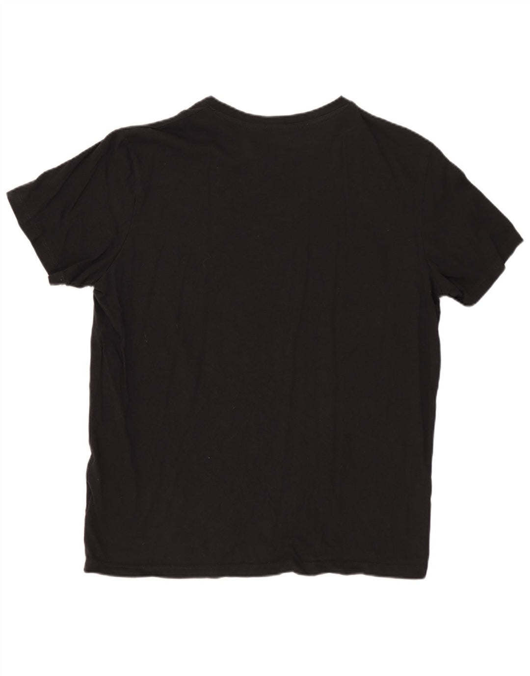 JACK & JONES T-Shirt Graphique Homme Noir Moyen Coton