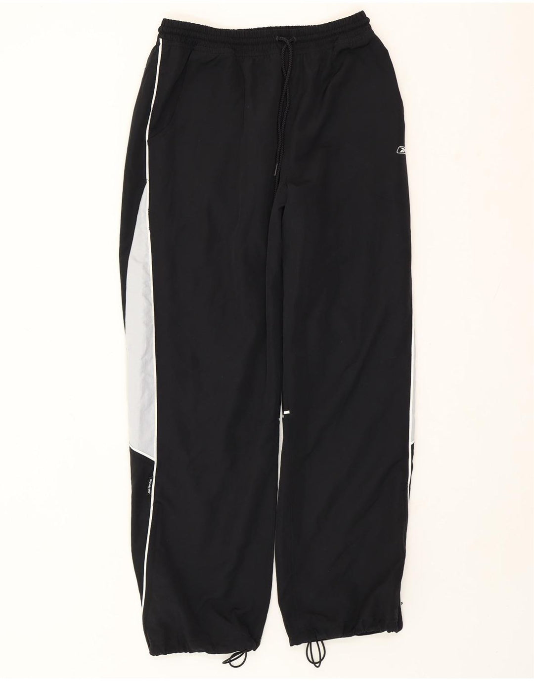 REEBOK Pantalon de Survêtement Homme Pantalon de Jogging Petit Noir Colorblock Polyester