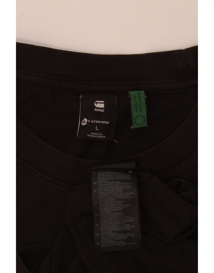 G-Star Homme T-Shirt Top Large Noir Coton