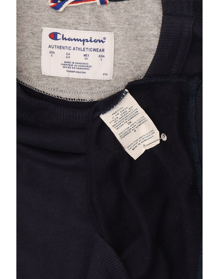 Champion Sweat-Shirt Homme Petit Bleu Marine Coton