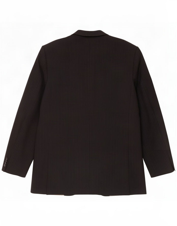 Marks & Spencer Veste blazer à 2 boutons pour homme UK 42 Grandes rayures noires