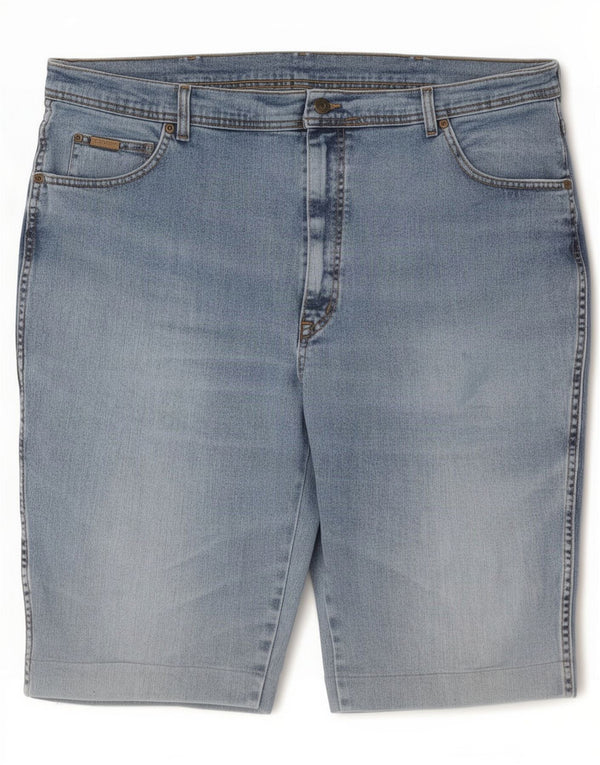 Wrangler Short en jean stretch Texas pour homme W44 2XL Bleu coton