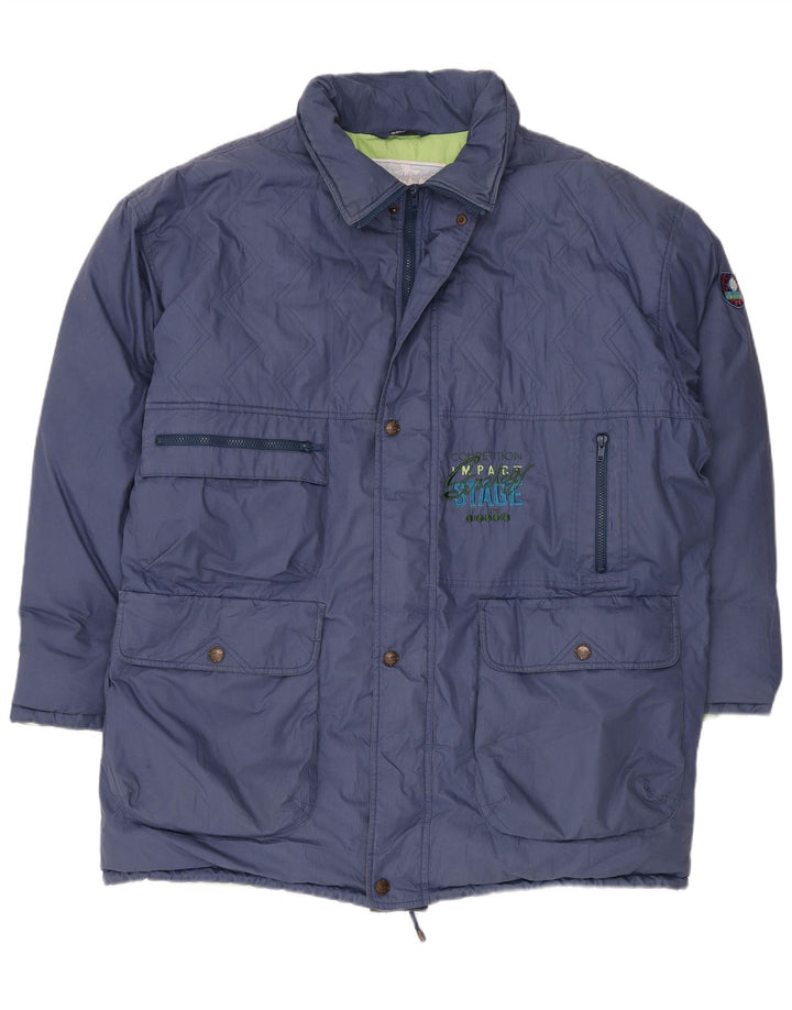 DIADORA Veste matelassée homme UK 44 2XL Bleu Marine Polyester