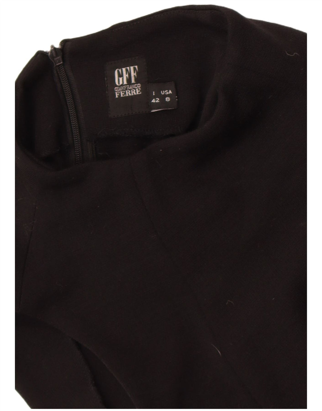 Gianfranco Ferre Robe fourreau sans manches pour femme IT 42 Noir moyen