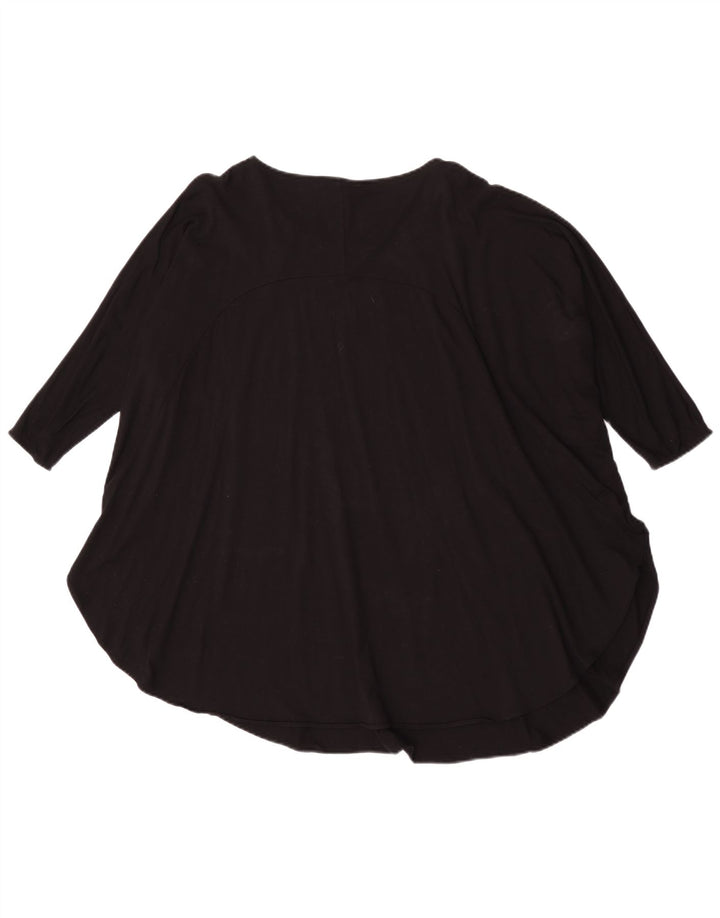Cos Tunique surdimensionnée à manches 3/4 pour femme UK 44 Viscose noir moyen