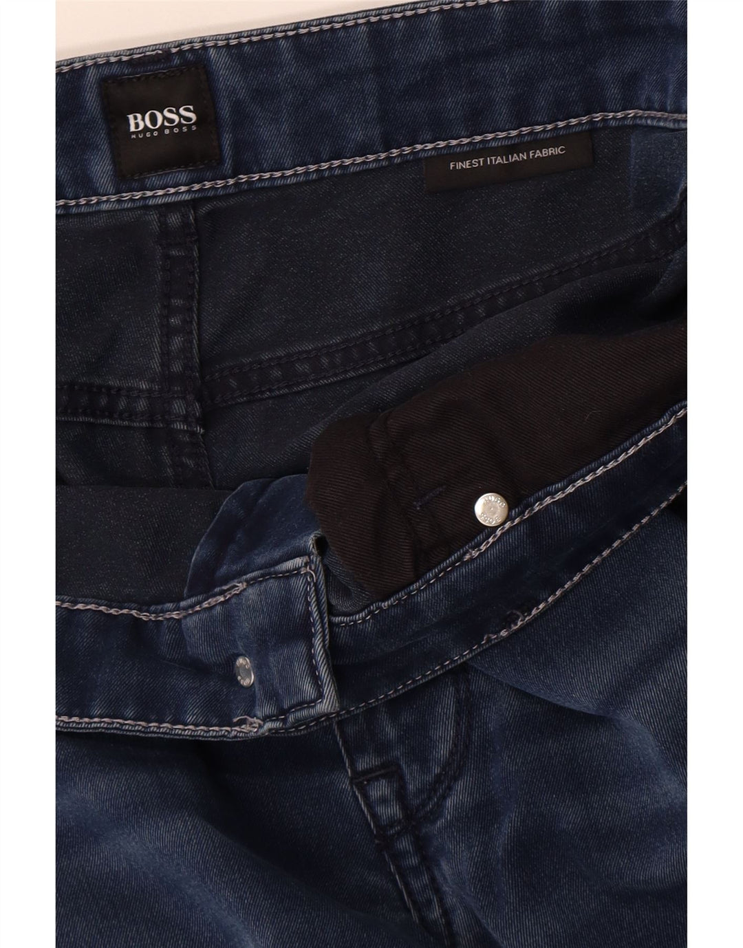 Hugo Boss Jean Slim W34 L32 Bleu Homme