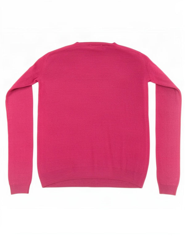 Marks & Spencer Pull surdimensionné à col rond pour femme UK 16 Large Rose
