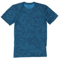 Nike Hommes Dri Fit T-Shirt Haut Petit Bleu Camouflage Polyester