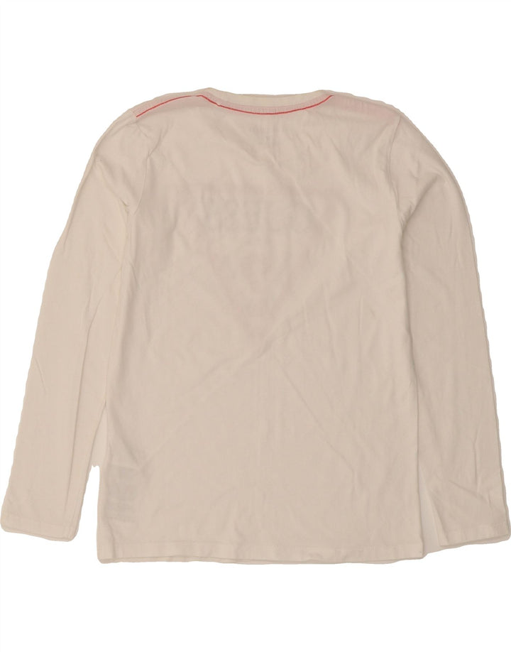 GUESS Boys Graphic Top Long Sleeve 9-10 Years White Cotton Vintage Guess and Second-Hand Guess from Messina Hembry 