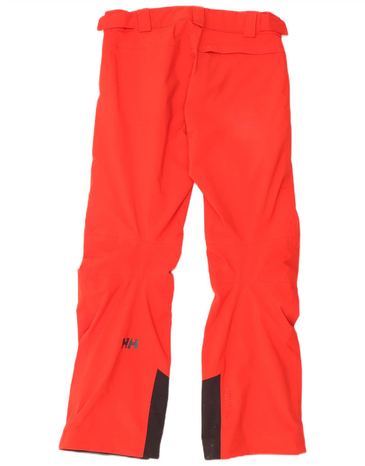 Helly Hansen Pantalon de ski régulier pour homme Small Rouge Colorblock Polyester