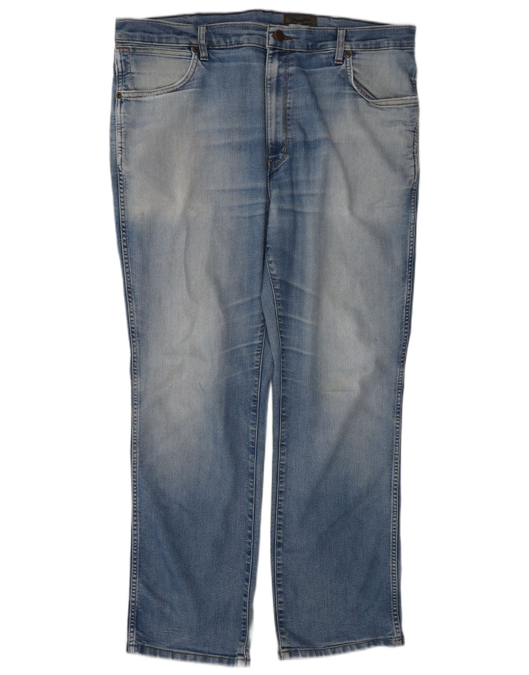 Wrangler Jean Droit Texas Stretch Homme W40 L30 Bleu Coton
