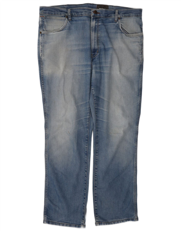 Wrangler Jean Droit Texas Stretch Homme W40 L30 Bleu Coton