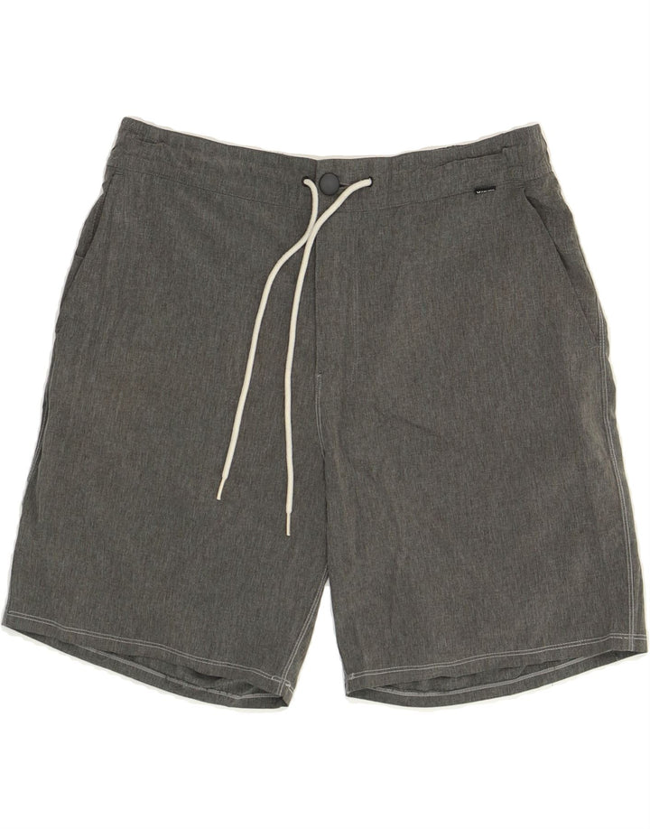 HURLEY Mens Sport Shorts Large Grey Polyester Vintage Hurley and Second-Hand Hurley from Messina Hembry 