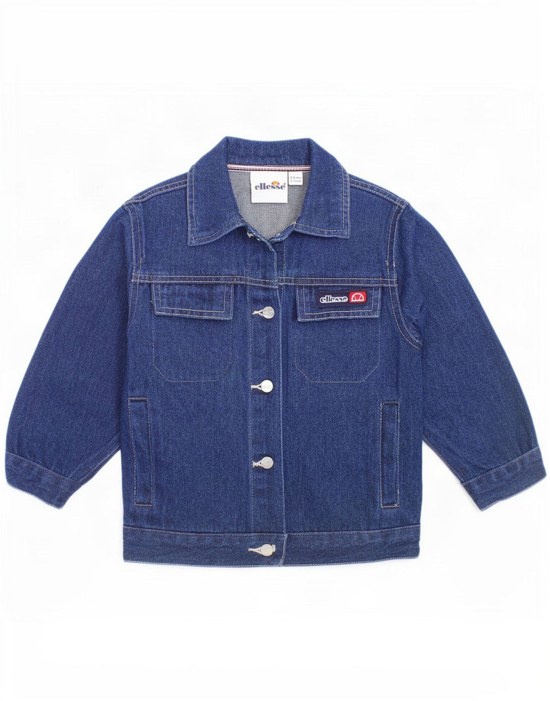 Ellesse Veste en jean graphique fille 2-3 ans Bleu marine Coton