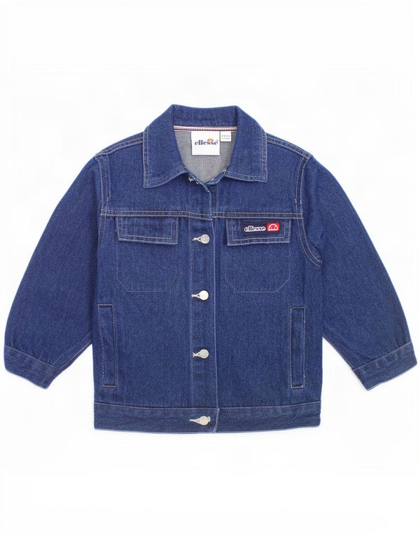 Ellesse Veste en jean graphique fille 2-3 ans Bleu marine Coton