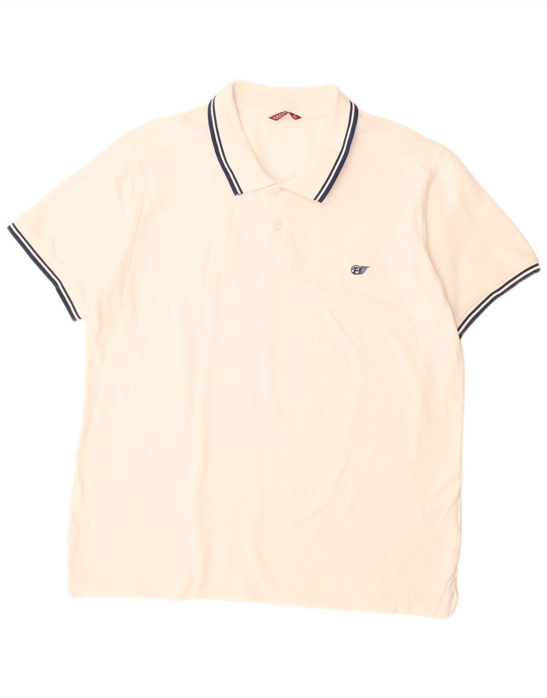 Carrera Polo Homme 2XL Blanc Coton