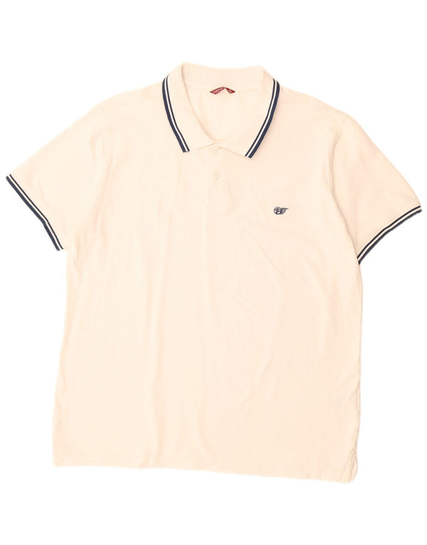 Carrera Polo Homme 2XL Blanc Coton