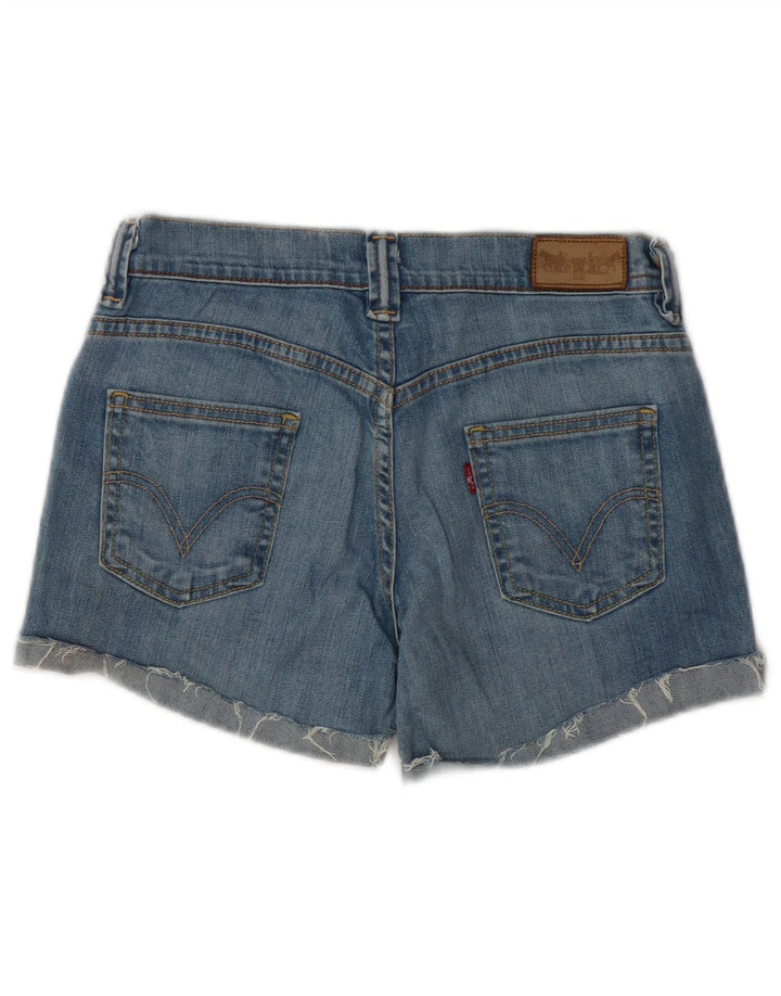 LEVI'S Short en Jean Femme W28 Bleu Moyen Coton