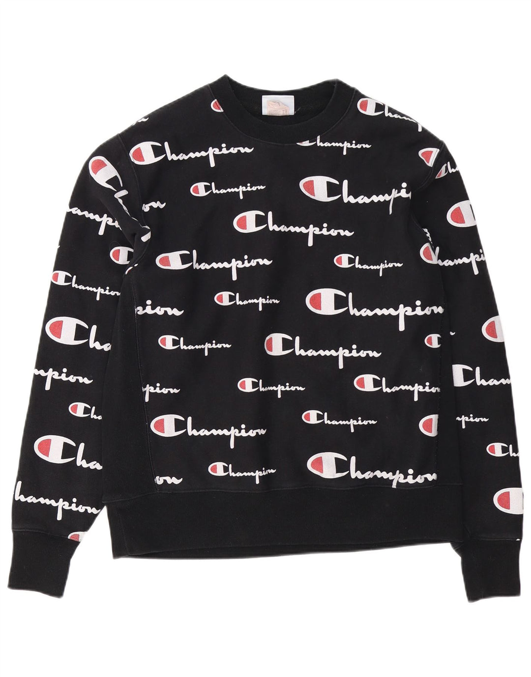 Champion Sweat-shirt graphique pour homme en coton noir Taille L