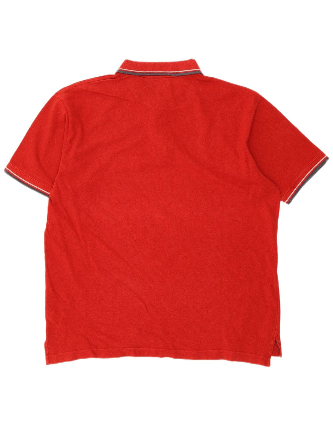 Gap Polo Homme Large Rouge Rayé Coton