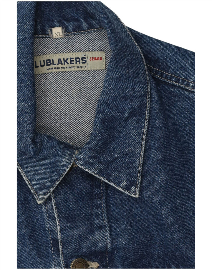 veste en jean homme vintage UK 42 XL Bleu