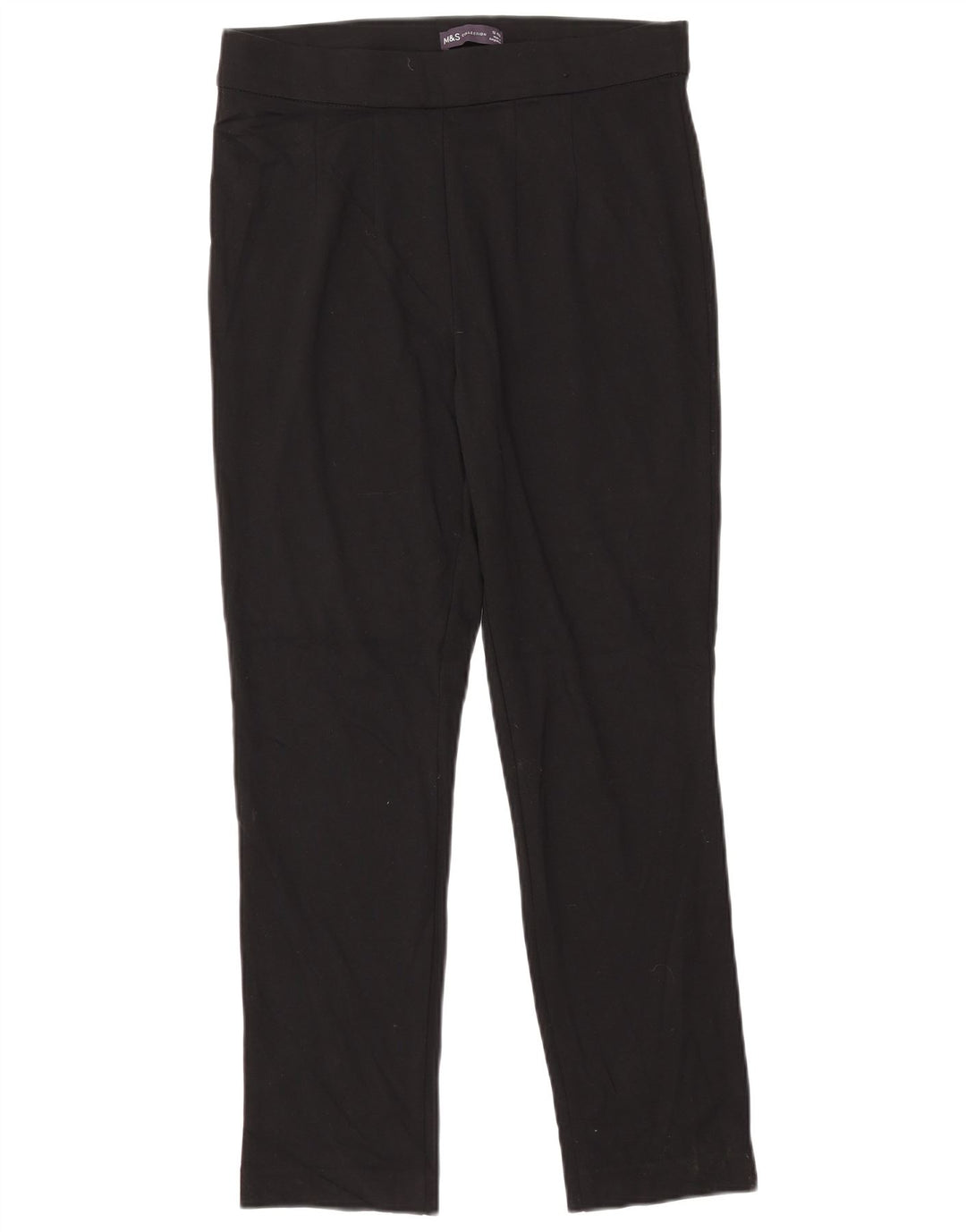 Marks & Spencer Leggings Femme UK 12 Medium Noir Viscose
