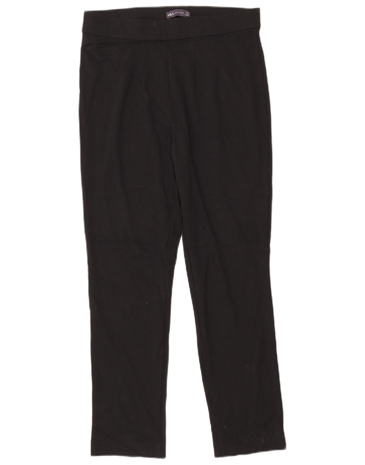 Marks & Spencer Leggings Femme UK 12 Medium Noir Viscose