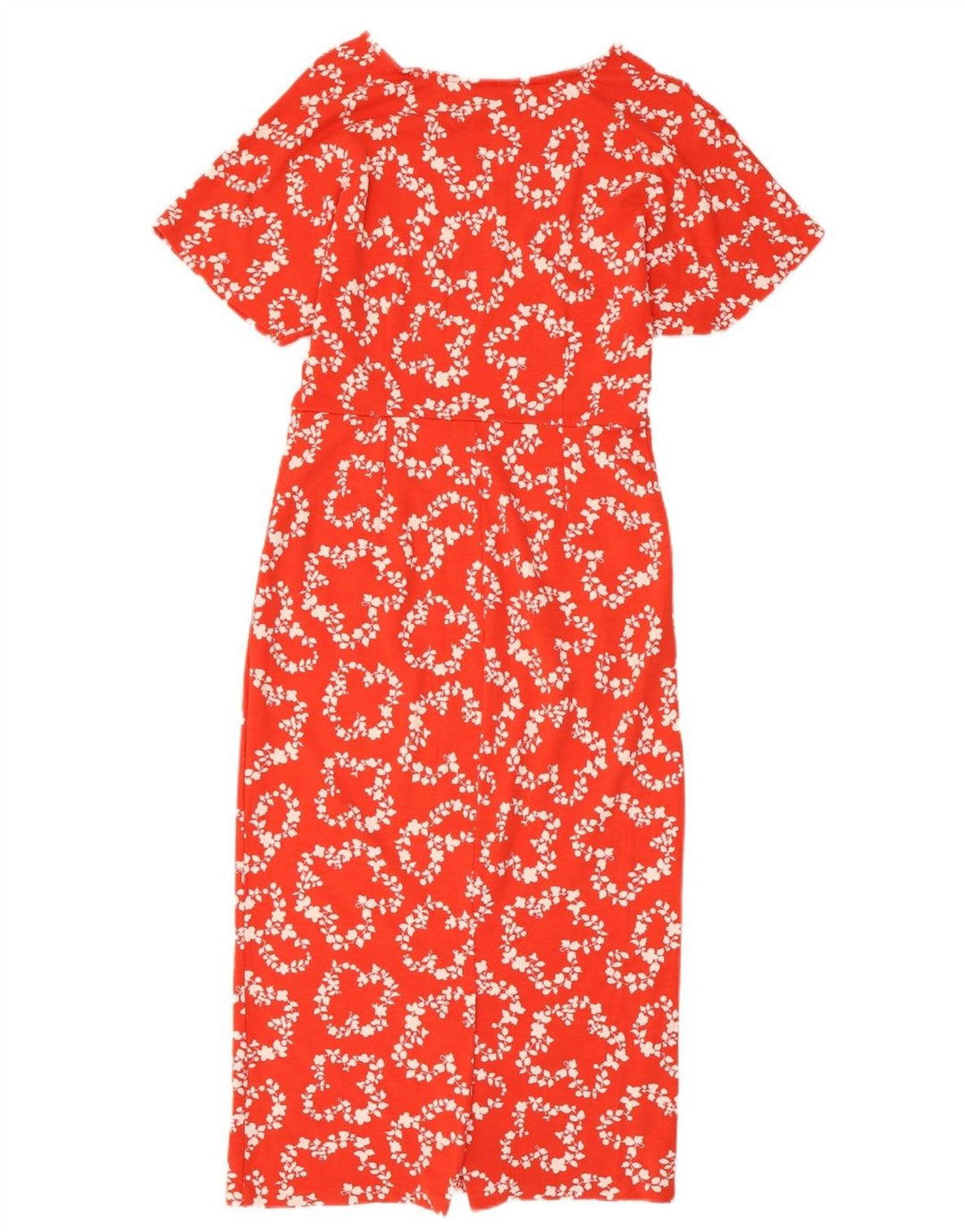 Robe fourreau Boden pour femme UK 42 Viscose florale rouge moyen