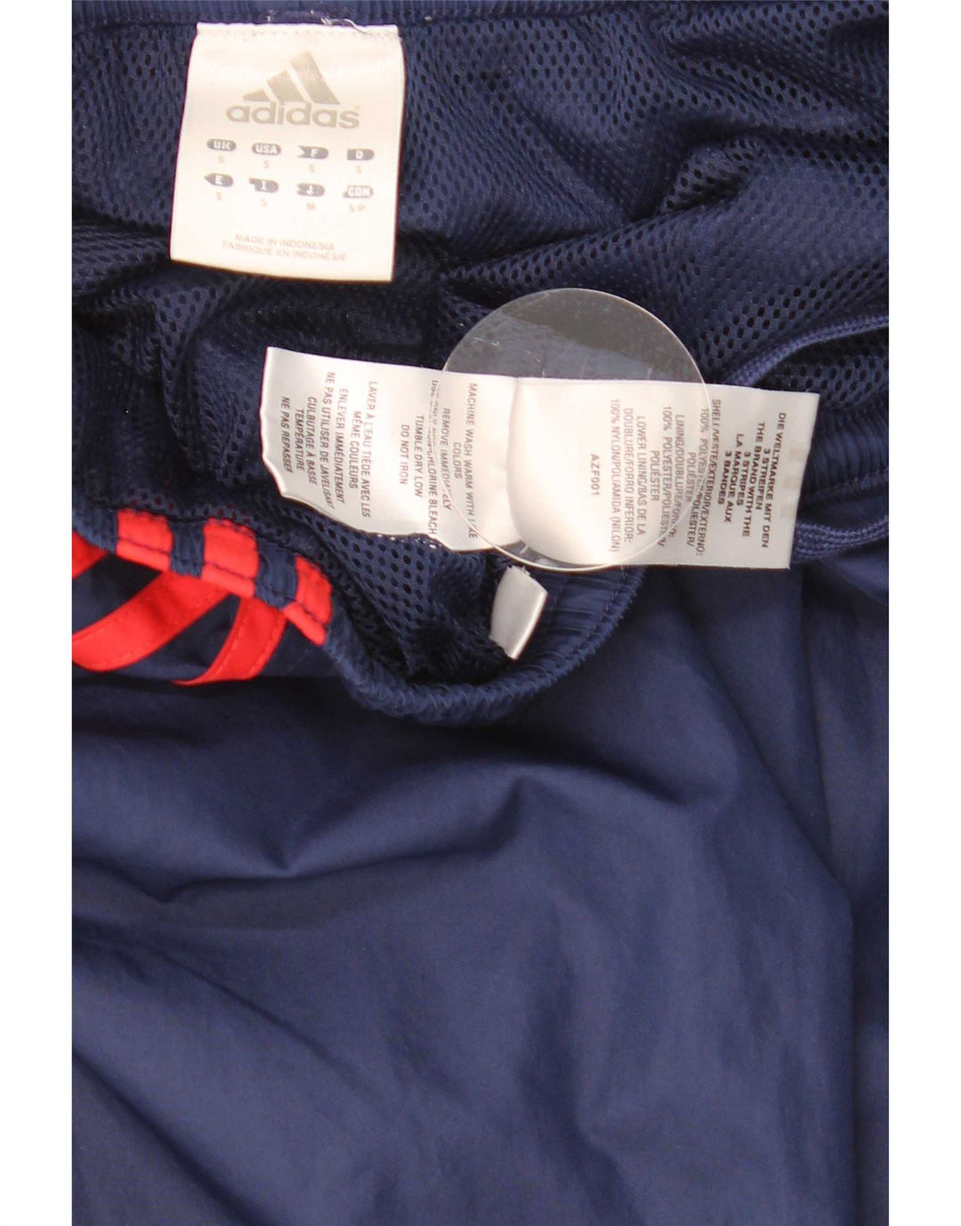 Adidas Pantalon de survêtement pour homme Small Bleu marine Polyester
