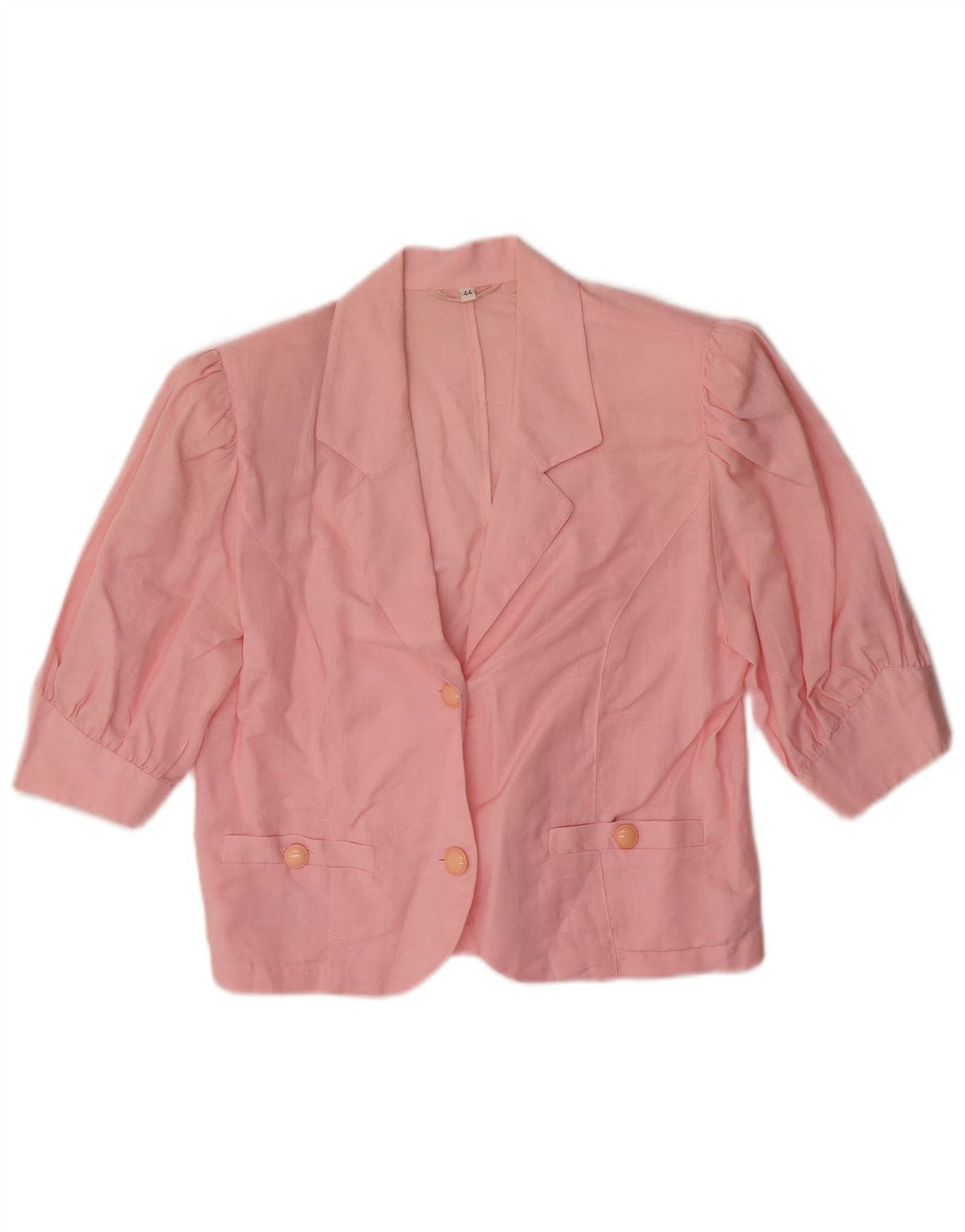 Incom Veste blazer à manches courtes et 2 boutons pour femme IT 44 Rose moyen