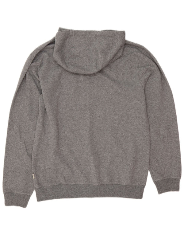Vans Pull à capuche zippé pour hommes, grand gris, polyester