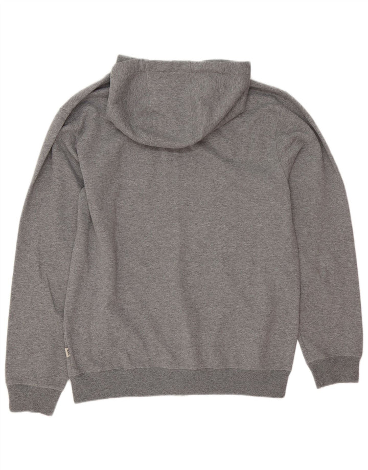 Vans Pull à capuche zippé pour hommes, grand gris, polyester