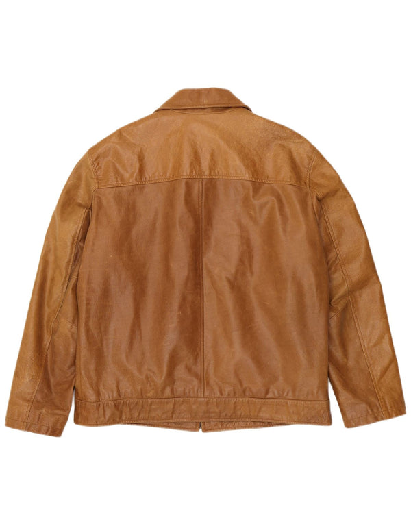 Mays & Rose Veste en cuir pour homme UK 42 XL Beige